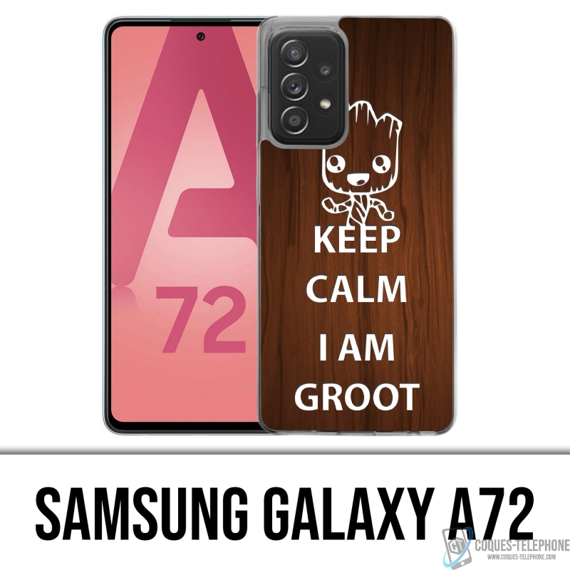 Samsung Galaxy A72 Case - Keep Calm Groot