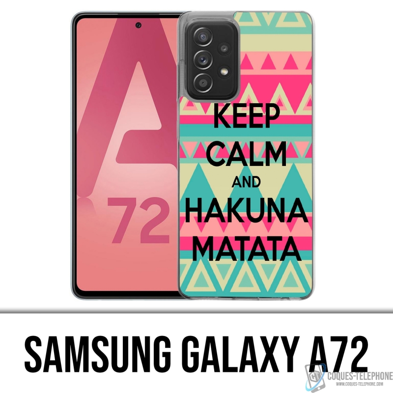 Coque Samsung Galaxy A72 - Keep Calm Hakuna Mattata