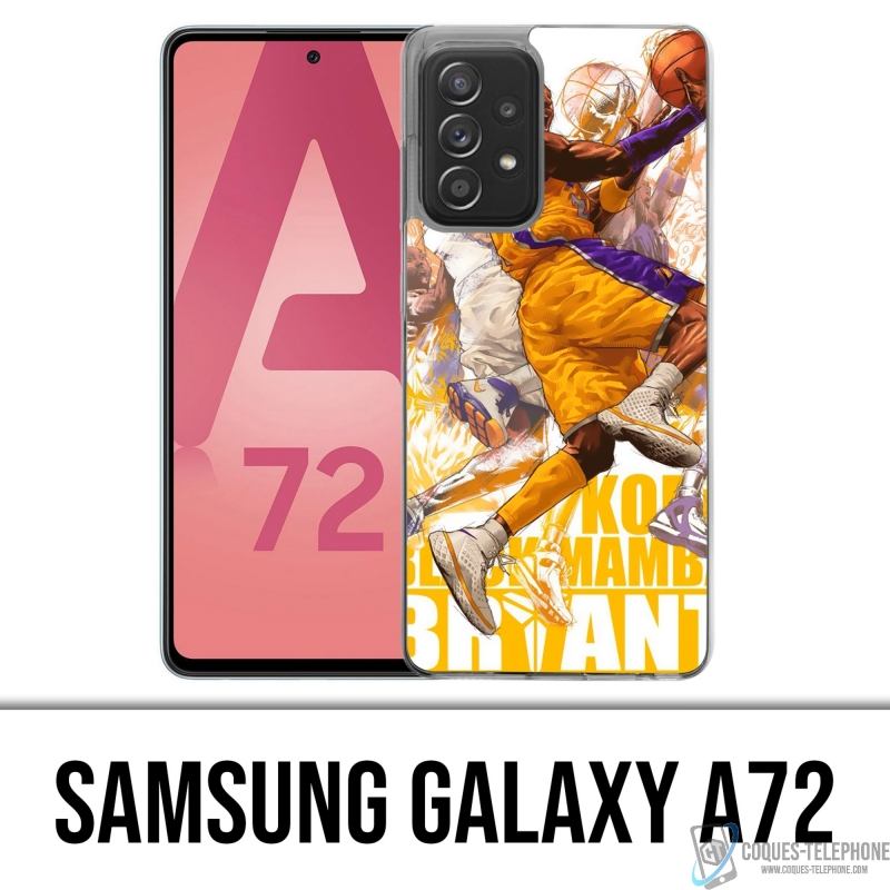 Coque Samsung Galaxy A72 - Kobe Bryant Cartoon Nba