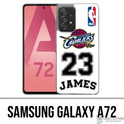 Custodia per Samsung Galaxy A72 - Lebron James White