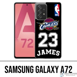 Custodia per Samsung Galaxy A72 - Lebron James Nera