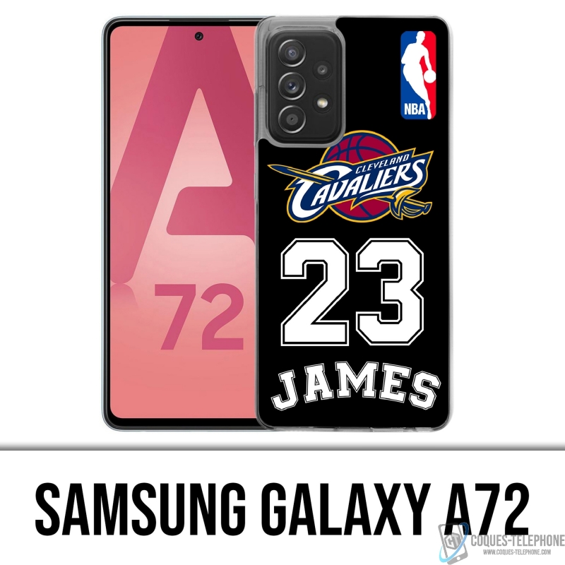 Coque Samsung Galaxy A72 - Lebron James Noir