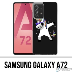 Samsung Galaxy A72 Case - Tupfen Einhorn