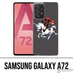 Custodia per Samsung Galaxy A72 - Deadpool Spiderman Unicorn