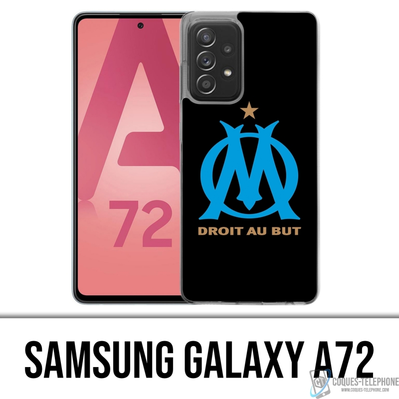 Custodia per Samsung Galaxy A72 - Om logo Marsiglia nera