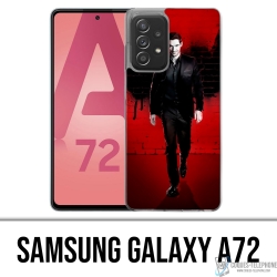 Samsung Galaxy A72 Case - Lucifer Wings Wall