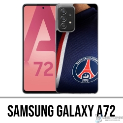 Custodia per Samsung Galaxy A72 - Maglia blu Psg Paris Saint Germain