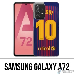Custodia per Samsung Galaxy A72 - Messi Barcelona 10