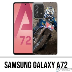 Coque Samsung Galaxy A72 - Motocross Boue