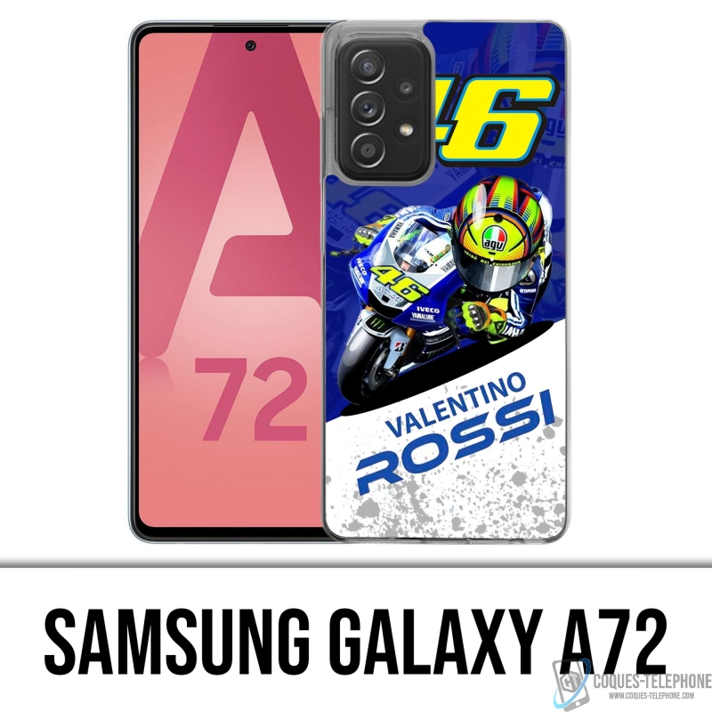Coque Samsung Galaxy A72 - Motogp Rossi Cartoon