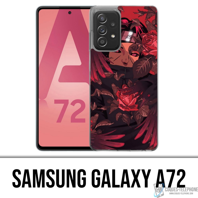 Coque Samsung Galaxy A72 - Naruto Itachi Roses