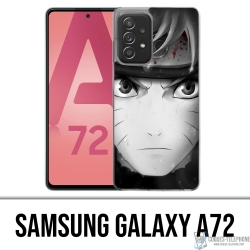 Custodia per Samsung Galaxy A72 - Naruto in bianco e nero