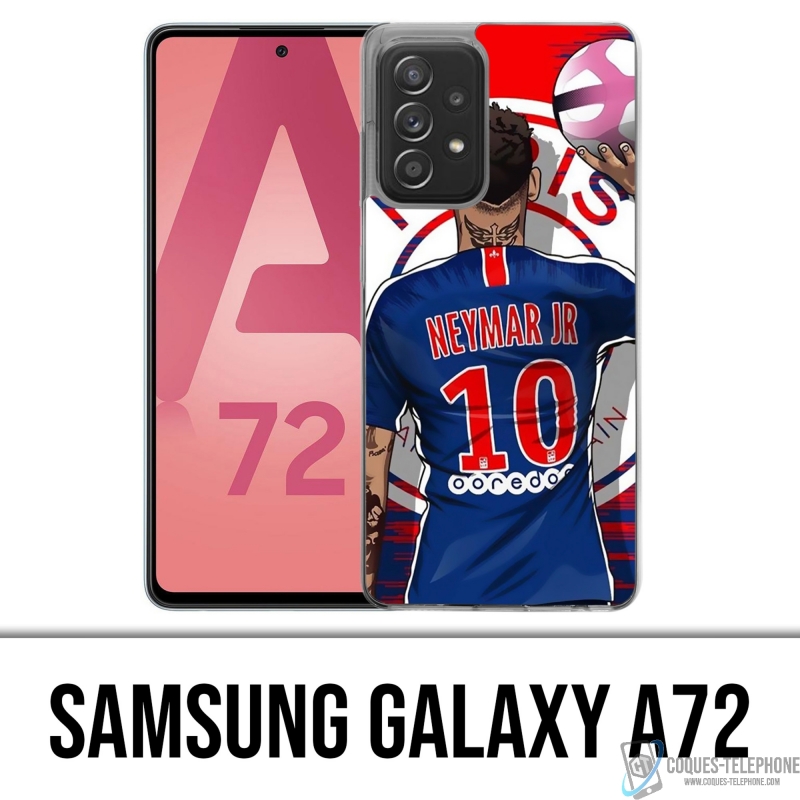 Samsung Galaxy A72 Case - Neymar Psg Cartoon
