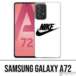 Custodia per Samsung Galaxy A72 - Logo Nike bianco