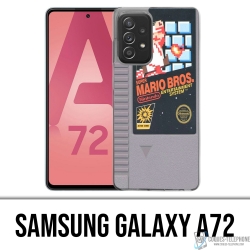 Custodia per Samsung Galaxy A72 - Cartuccia Nintendo Nes Mario Bros
