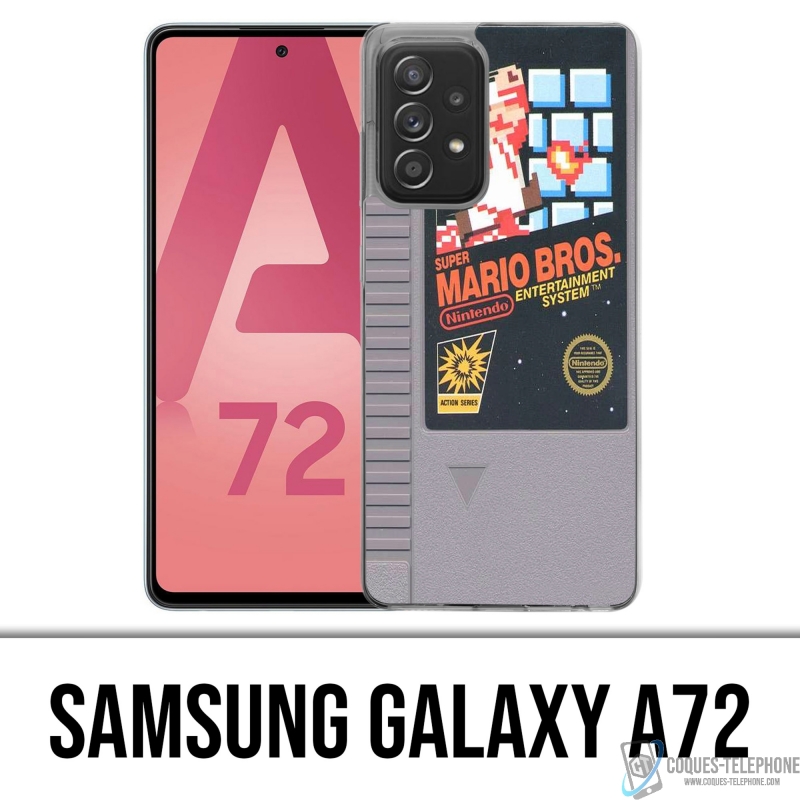 Coque Samsung Galaxy A72 - Nintendo Nes Cartouche Mario Bros