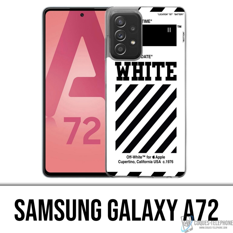 Coque Samsung Galaxy A72 - Off White Blanc
