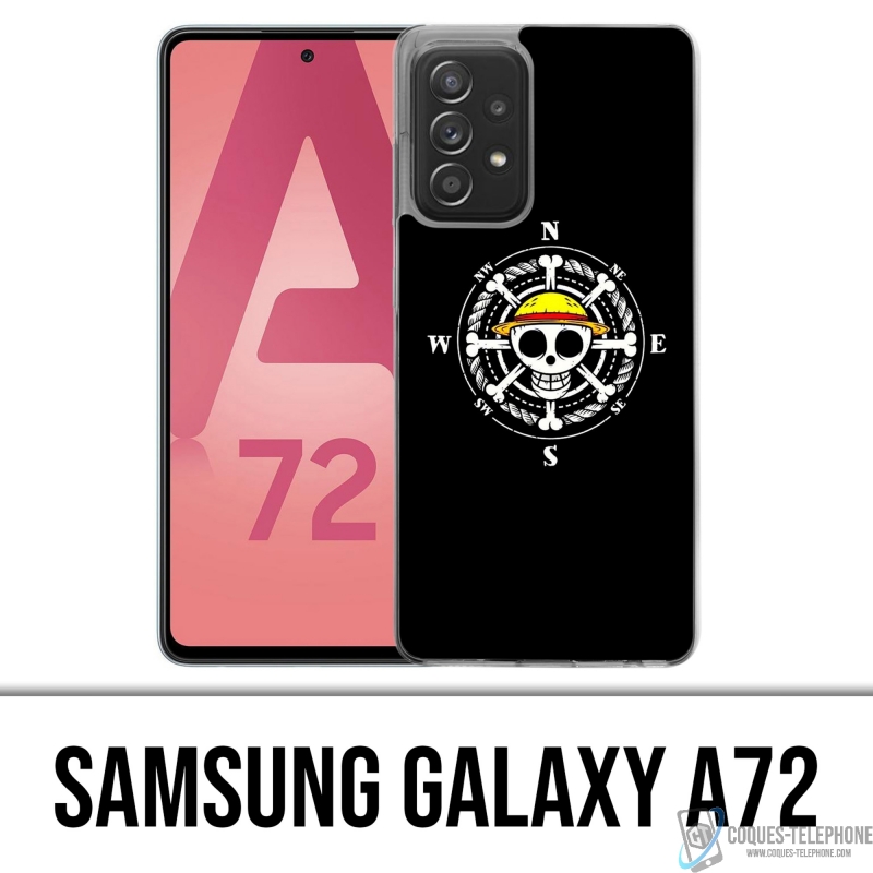 Coque Samsung Galaxy A72 - One Piece Logo Boussole