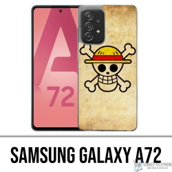 Coque Samsung Galaxy A72 - One Piece Vintage Logo