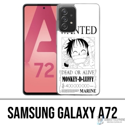 Samsung Galaxy A72 Case - One Piece Wanted Ruffy