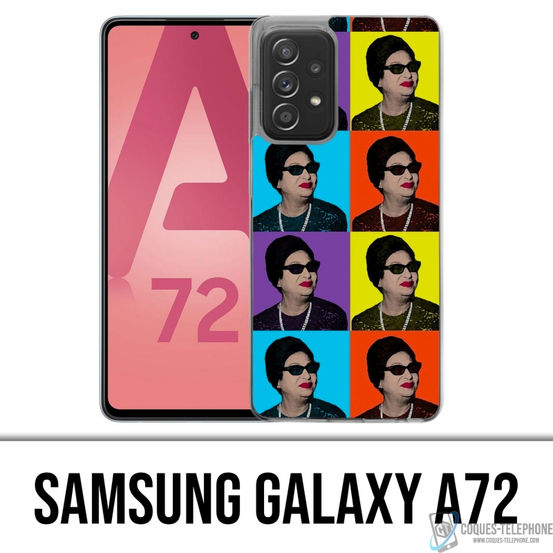Samsung Galaxy A72 Case - Oum Kalthoum Colors