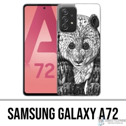 Coque Samsung Galaxy A72 - Panda Azteque