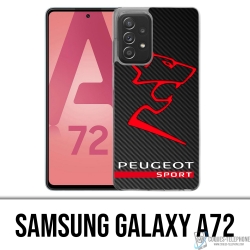 Custodia per Samsung Galaxy A72 - Logo Peugeot Sport