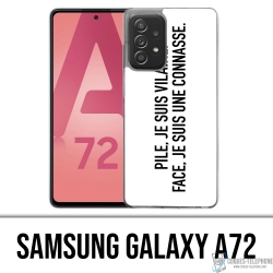 Funda Samsung Galaxy A72 - Batería Bad Bitch Face