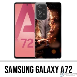 Coque Samsung Galaxy A72 - Plume Feu