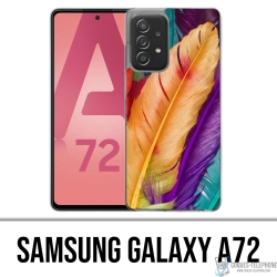 Custodia per Samsung Galaxy A72 - Piume
