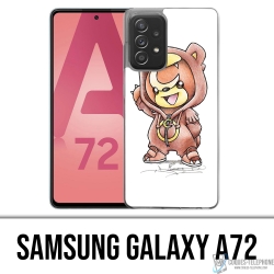 Custodia per Samsung Galaxy A72 - Pokemon Baby Teddiursa