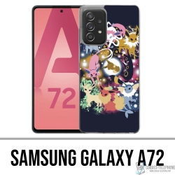 Coque Samsung Galaxy A72 - Pokémon Évoli Évolutions