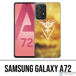 Samsung Galaxy A72 Case - Pokémon Go Team Yellow Grunge