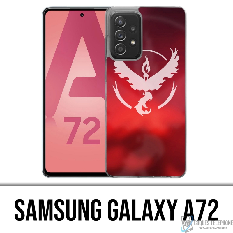 Samsung Galaxy A72 Case - Pokémon Go Team Red Grunge