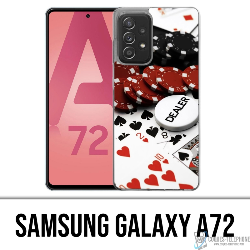 Coque Samsung Galaxy A72 - Poker Dealer