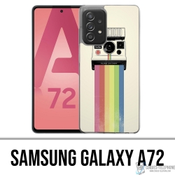 Custodia per Samsung Galaxy A72 - Polaroid Rainbow Rainbow