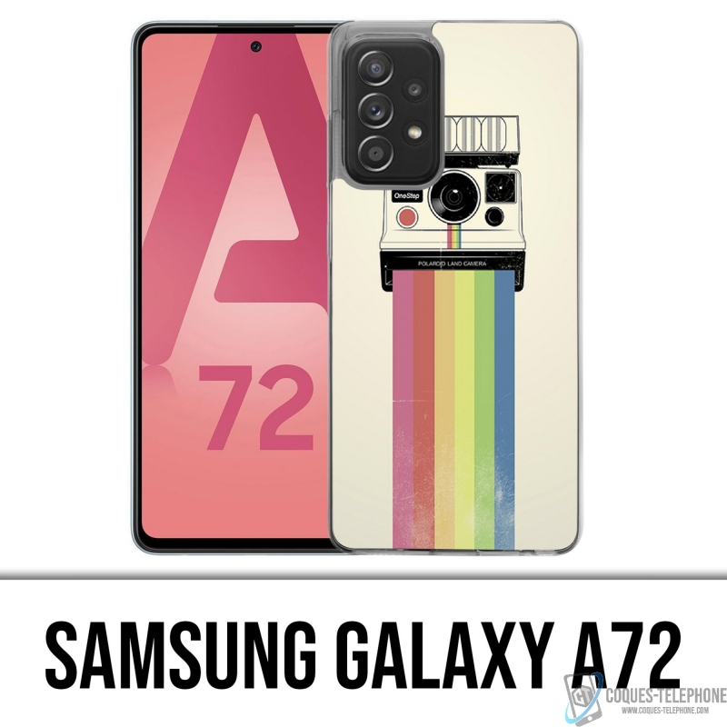 Funda Samsung Galaxy A72 - Polaroid Rainbow Rainbow