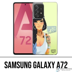 Coque Samsung Galaxy A72 - Princesse Disney Jasmine Hipster