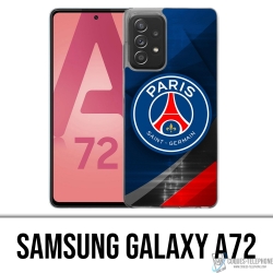 Coque Samsung Galaxy A72 - Psg Logo Metal Chrome