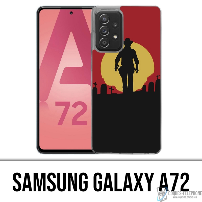 Samsung Galaxy A72 case - Red Dead Redemption Sun