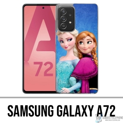 Custodia per Samsung Galaxy A72 - Frozen Elsa e Anna