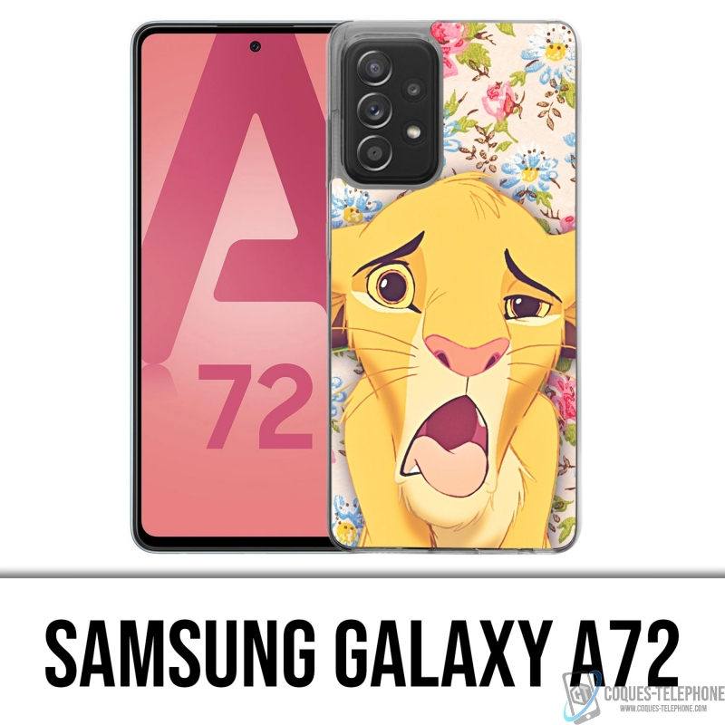 Coque Samsung Galaxy A72 - Roi Lion Simba Grimace