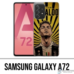 Custodia per Samsung Galaxy A72 - Poster Ronaldo Juventus