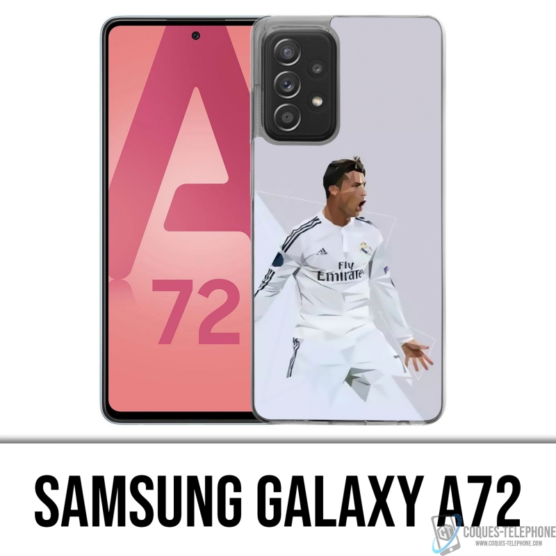 Samsung Galaxy A72 Case - Ronaldo Lowpoly