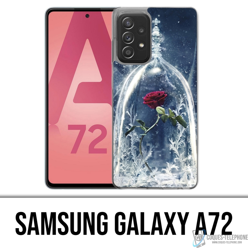 Coque Samsung Galaxy A72 - Rose Belle Et La Bete