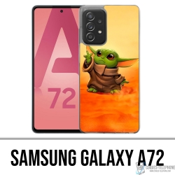 Coque Samsung Galaxy A72 - Star Wars Baby Yoda Fanart