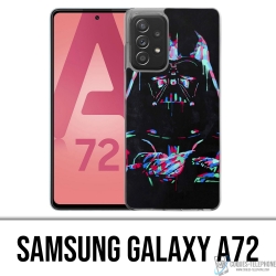 Coque Samsung Galaxy A72 - Star Wars Dark Vador Néon