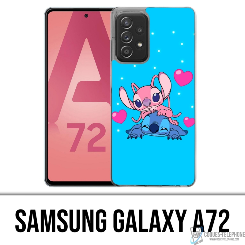 Coque Samsung Galaxy A72 - Stitch Angel Love