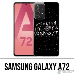 Samsung Galaxy A72 Case - Stranger Things Alphabet
