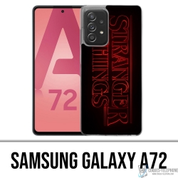 Custodia per Samsung Galaxy A72 - Stranger Things Logo